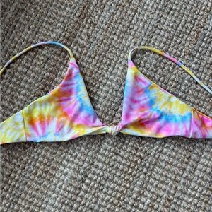 Skatie Swimwear, Sarah Top in Sherbet, size small, NWT